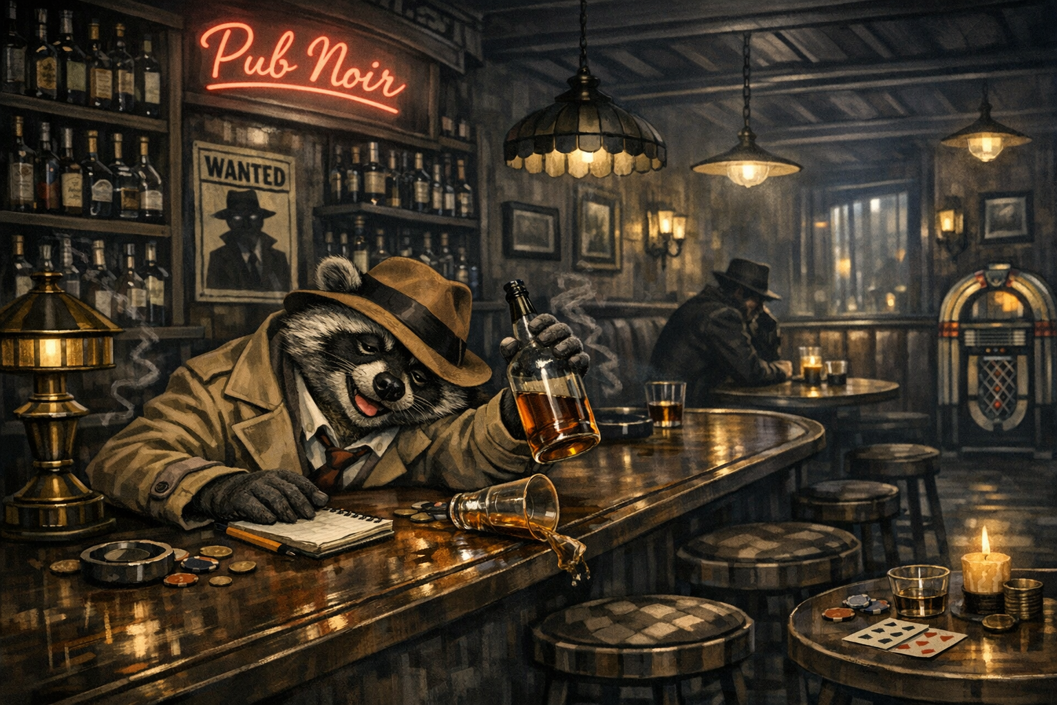 Interno del Bar Noir